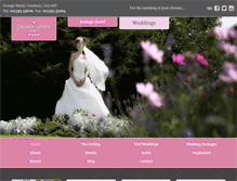 Tablet Screenshot of lakesweddings.com